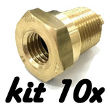 Kit 10 Conexões Gás P/ Botijão