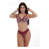 Kit 10 Conjuntos Lingerie Sem Bojo