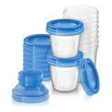 Kit 10 Copos Para Armazenamento De Leite Materno Avent