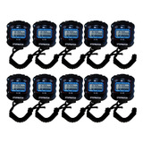 Kit 10 Cronômetro Digital Mão Corrida Alarme Hora Crossfit 