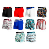 Kit 10 Cuecas Box Boxer Infantil