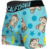 Kit 10 Cuecas Box Boxer Infantil Menino Criança Microfibra 