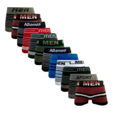 Kit 10 Cuecas Box Boxer Originais Men Sem Costura