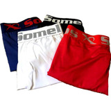 Kit 10 Cuecas Boxer Microfibra + 12 Pares Meias 