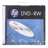 Kit 10 Disco Hp Dvd -rw Regravável 4.7gb 120min 4x