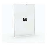 Kit 10 Display Acrilico Papel A4