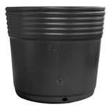 Kit 10 Embalagem Vaso Para Muda 12 Litros Plastico Preto