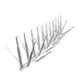Kit 10 Espículas Branca Anti Pombos Espanta Aves Inibidor