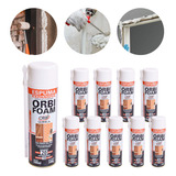 Kit 10 Espuma Expansiva Poliuretano 500ml/340g Orbi Foam