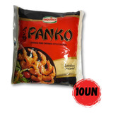 Kit 10 Farinha Panko Super Crocante Empanar Orquidea 1kg