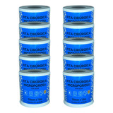 Kit 10 Fita Cirurgica Microporosa Ciex Bege 50mmx10m