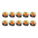Kit 10 Fita Isolante 3m 33+ Scotch 19mm X 20m Suporta 105°