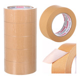 Kit 10 Fitas Adesivas Kraft Marrom Larga Craft Eco 45x50