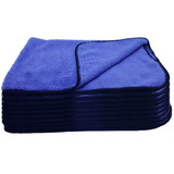 Kit 10 Flanelas De Microfibra 40x60cm Purple Autoamerica