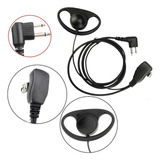 Kit 10 Fones Ouvido Para Rádio Comunicador Ht Motorola M1
