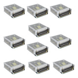 Kit 10 Fonte Chaveada 60w 12v 5a Colmeia Fita Led Camera Som