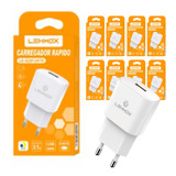 Kit 10 Fontes Carregador Celular Usb Rápido Atacado Revenda