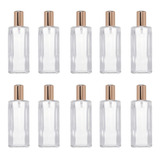 Kit 10 Frascos Vidro Perfume Válvula Luxo Spray