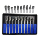 Kit 10 Fresa Lima Tungstenio Metal Acessórios Micro Retifica