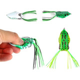 Kit 10 Frog Sapo Sapinho Isca Artificial Anti Enrosco 9g 6cm