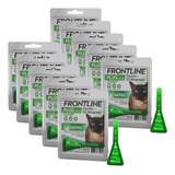 Kit 10 Frontline Plus Para Gatos Antipulgas E Carrapatos