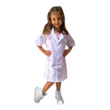 Kit 10 Jaleco Infantil Em Oxford Com Mangas Curtas 6 Ao 12