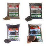 Kit 10 L Vermiculita F 10 L Carvão 10 L Cac E 10 L Húmus