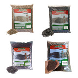 Kit 10 L Vermiculita G 10 L Carvão 10 L Cac E 10 L Húmus