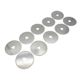 Kit 10 Laminas P/ Cortador Circular Patchwork - Tecido Roupa