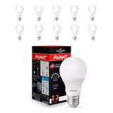 Kit 10 Lâmpada 15w Led Bulbo E27 Bivolt Frio Super 6500k 