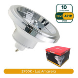 Kit 10 Lâmpada Ar111 Led 12w