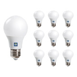 Kit 10 Lâmpada De Led Bulbo 15w E27 6500k Bivolt Branco Frio