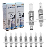 Kit 10 Lampada Halogena H1 3000k 12v 55w Techone