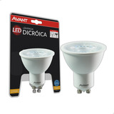 Kit 10 Lâmpada Led Mr11 Dicroica 4w Avant 2700k 4000k 6500k Luz Branco-quente