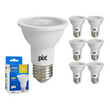 Kit 10 Lâmpada Led Par 20 7w 4000k E27 Branco Neutro Cor Da Luz Branco-neutro 110/220v