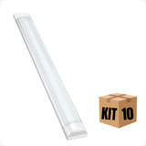Kit 10 Lâmpada Led Tubular Slim