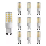 Kit 10 Lâmpada Super Led Halopim G9 7w P/ Lustre Arandela