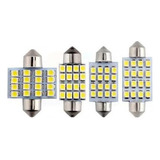 Kit 10 Lampada Torpedo 16 Led 31 36 39 41 Mm Atacado Full