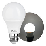 Kit 10 Lâmpadas Led Bulbo A60 4,8w Bivolt 25000h De Uso Luz Branco Frío 6500k 110v/220v