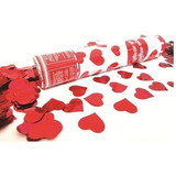 Kit 10 Lança Confete Coração Vermelho