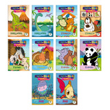 Kit 10 Livros Infantis - Coleção Colorir E Brincar Com Animais 1 E 2
