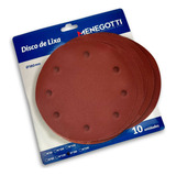 Kit 10 Lixa 180mm Menegotti Lixadeira