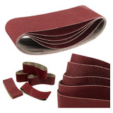 Kit 10 Lixas Cinta Mini Lixadeira Worker 330x30mm Reposição