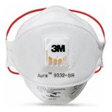 Kit 10 Máscaras 3m Aura 9332 Válvula Pff3 Hospitalar Pintura