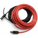 Kit 10 Metros Cabo Pv 6mm Mc4 Ligação Painel Solar Offgrid