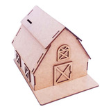 Kit 10 Mini Celeiro Paiol Fazendinha Cofre Mdf, Cofrinho 
