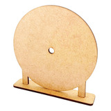 Kit 10 Mini Painel Mdf Cru Redondo 15cm Relogio Cenario 