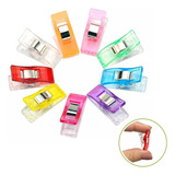 Kit 10 Mini Prendedor Tecido Clip Alinhava Costura Patchwork