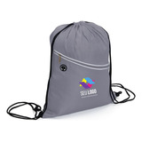 Kit 10 Mochilas Sacola C/ Bolso