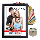 Kit 10 Molduras Certificado A4 21x30 Laqueada Premium Vidro